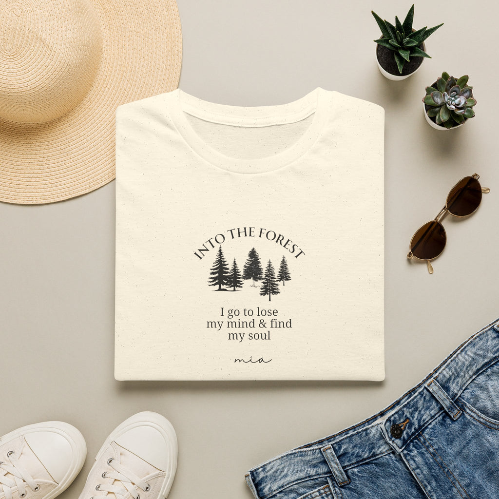Personalised Into The Forest T-Shirt | Nature Lover Gift | Eco-Friendly Tee