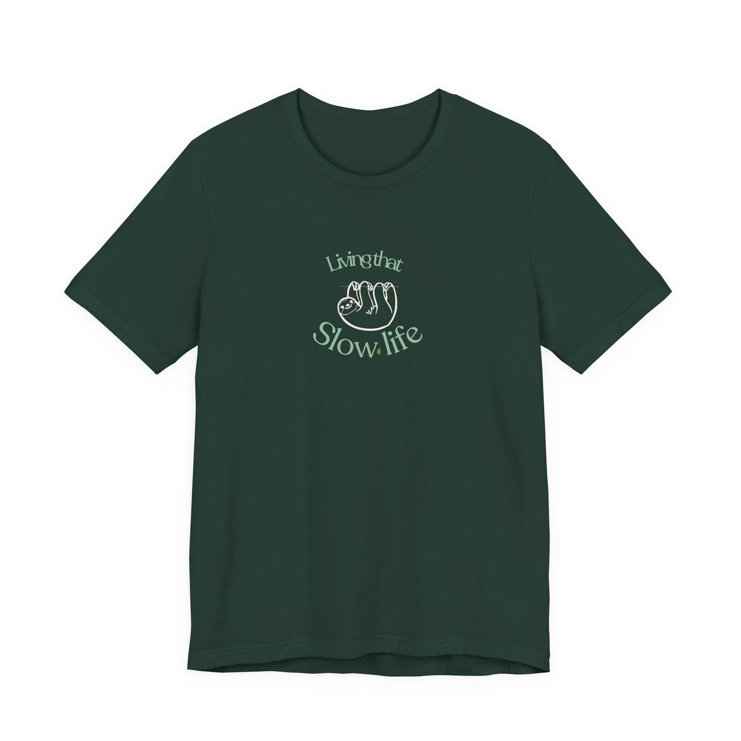 Living That Life T-Shirt | Slow Life, Plant Life & Cat Life Graphic Tee