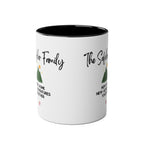 Personalised Family Mug | 'The [Name] Family' New Home & Adventures Two-Tone 11oz