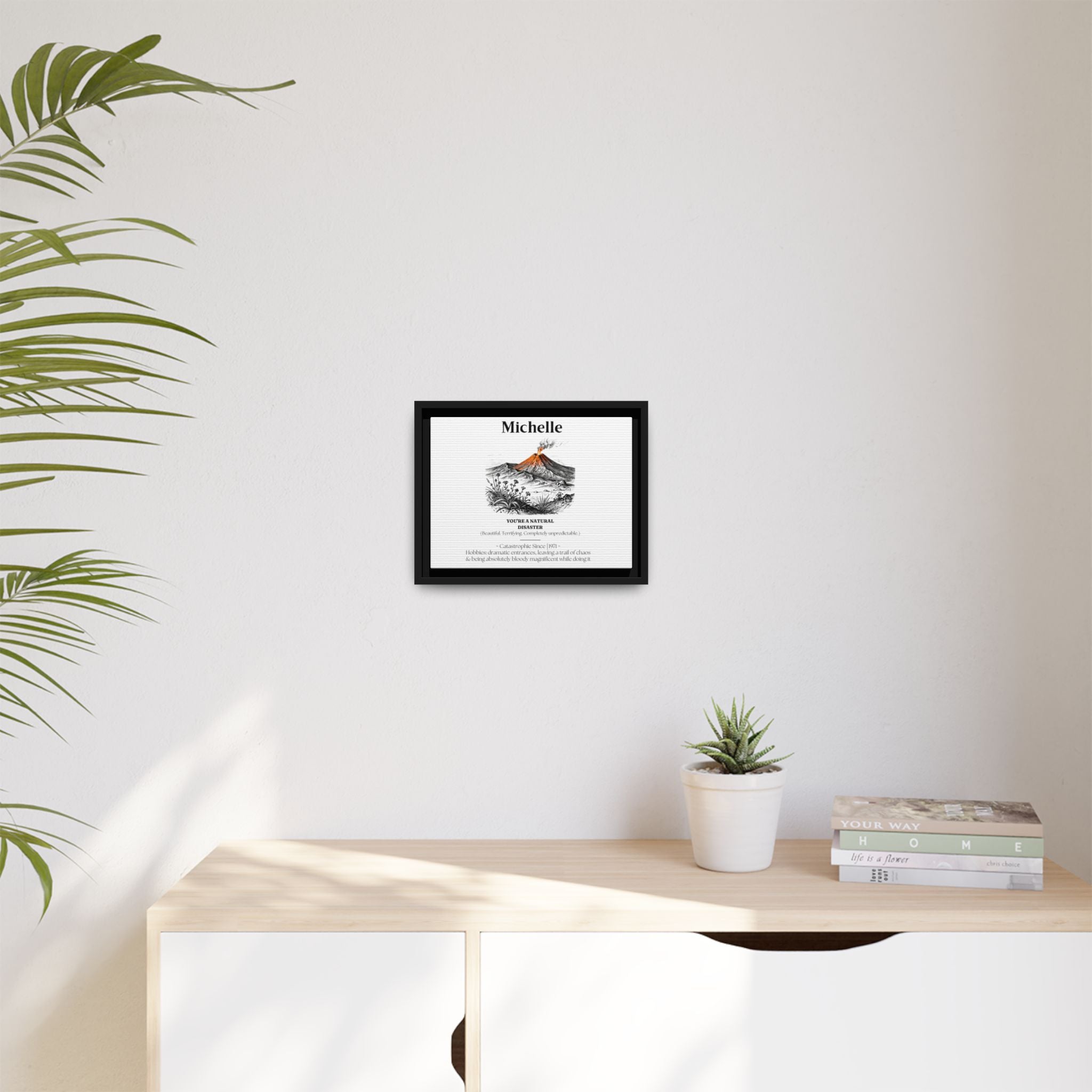 Personalised Matte Canvas Print — Funny Name Definition Framed Wall Art - AlleyCrafters