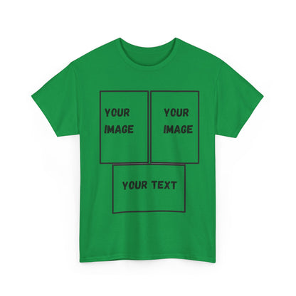 Custom Unisex Heavy Cotton Tee with Text