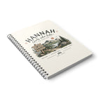 Personalised Girls Who Hike A5 Wirobound Notebook — Nature Adventure Journal
