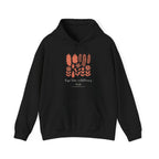 Personalised Rise Like Wildflowers Hoodie, Navy or Black