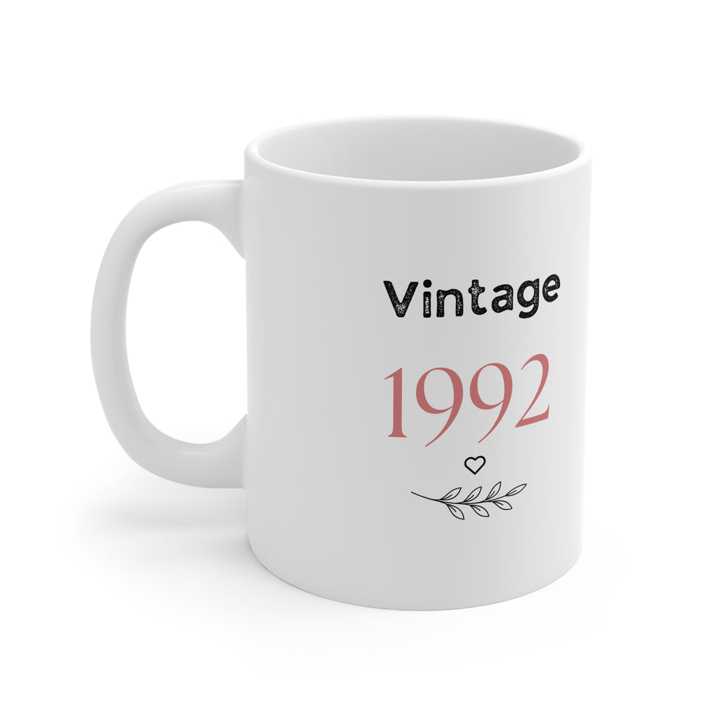 Personalised Vintage Birth Year Mug – Retro Birthday Gift | Any Year