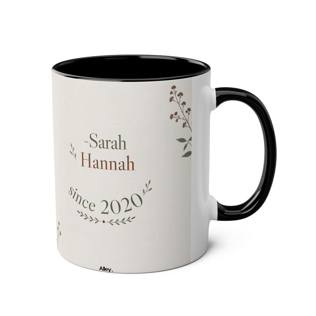 Personalised Friendship Mug – Friends for Life, Forever Friends - #AlleyCrafters