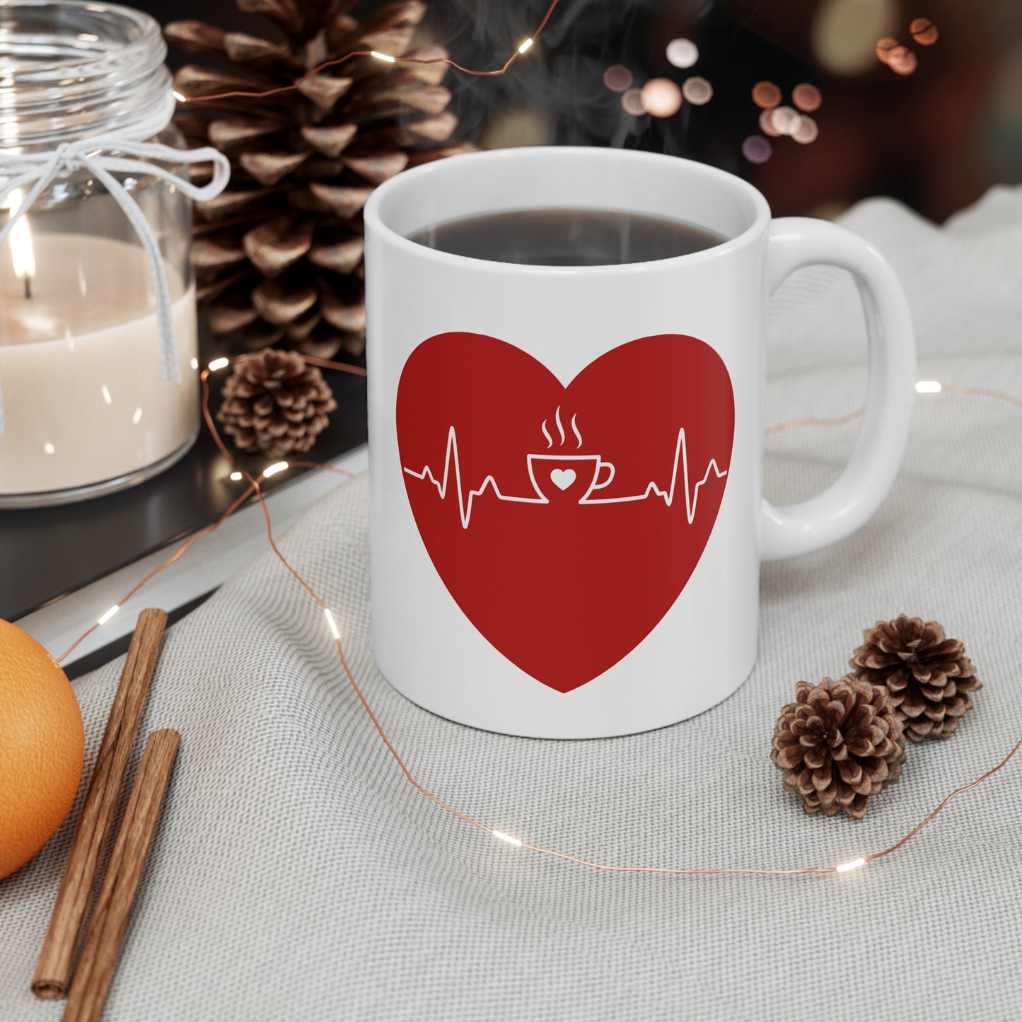 Heart Coffee Lover Mug