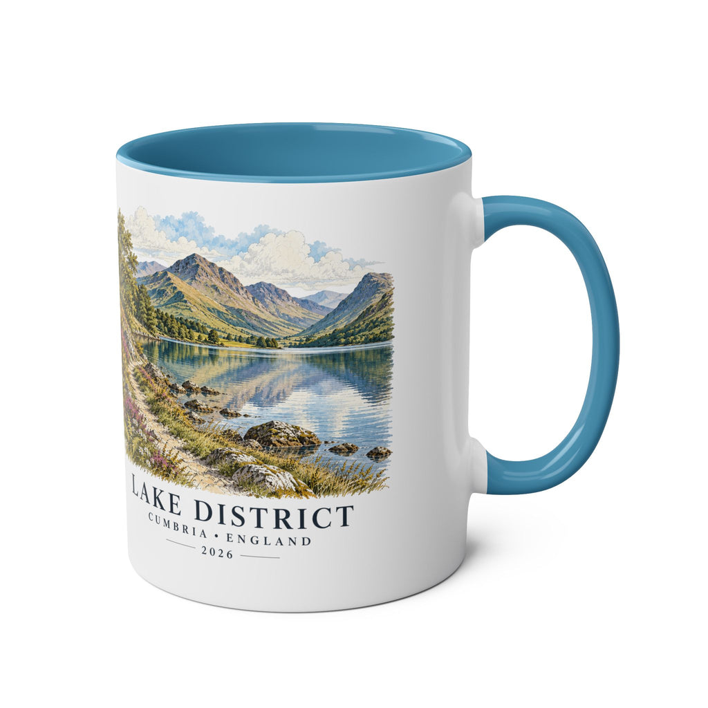 Personalised Lake District Mug – Two-Tone Ceramic, 11oz