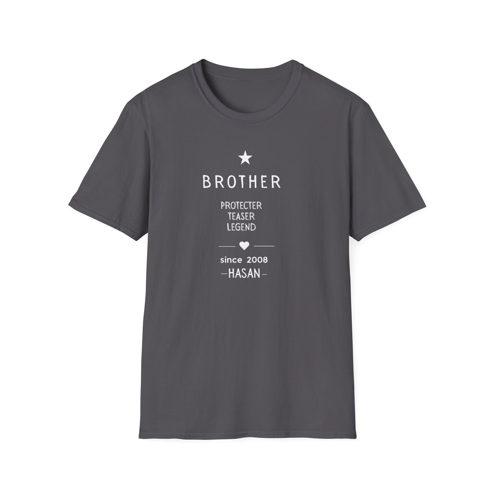 Personalised Brother T-Shirt | Protector Teaser Legend | Custom Name Gift