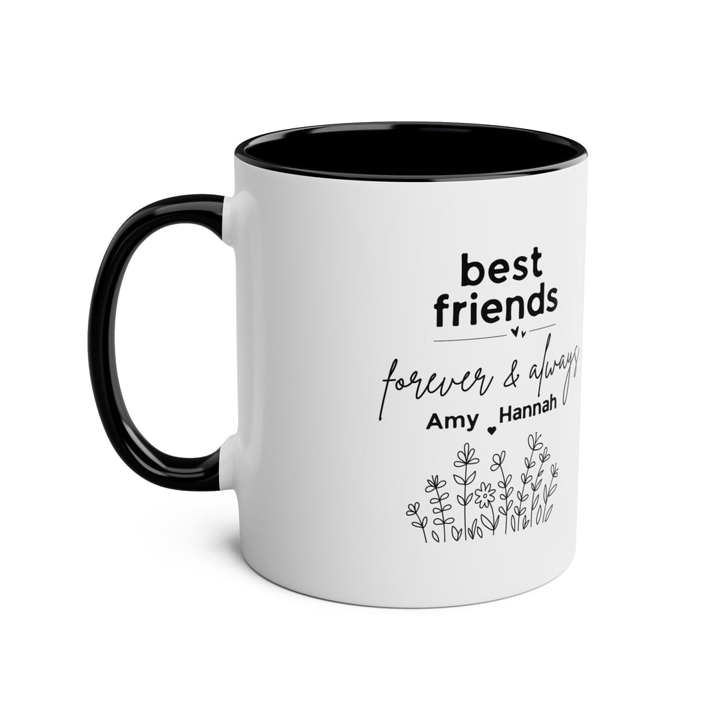 Personalised Best Friends Coffee Mug | Custom Names | Forever & Always