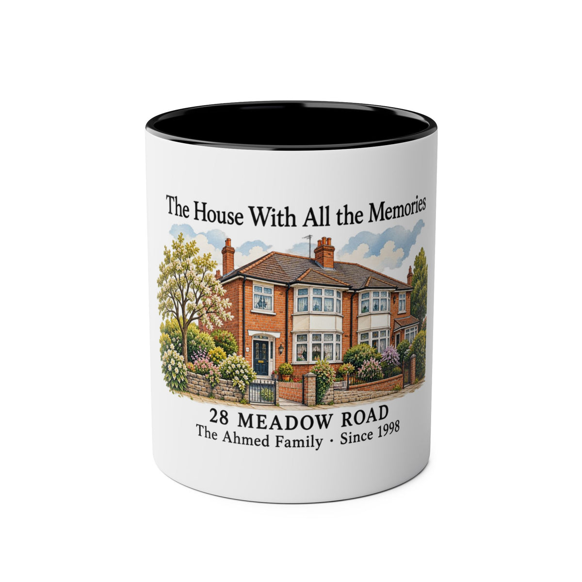 Personalised Family Home Mug – The House With All the Memories - #AlleyCrafters