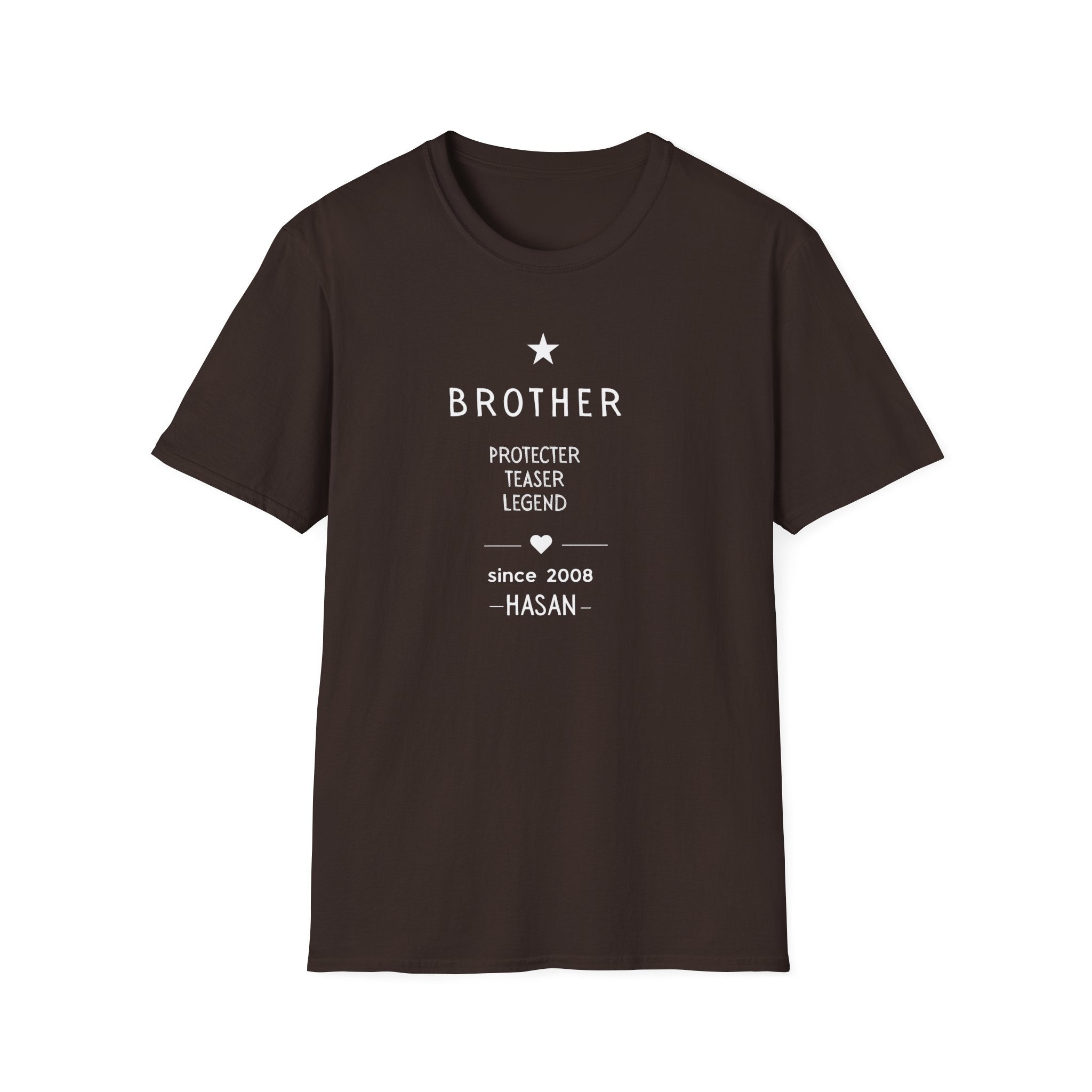 Personalised Brother T-Shirt | Protector Teaser Legend | Custom Name Gift