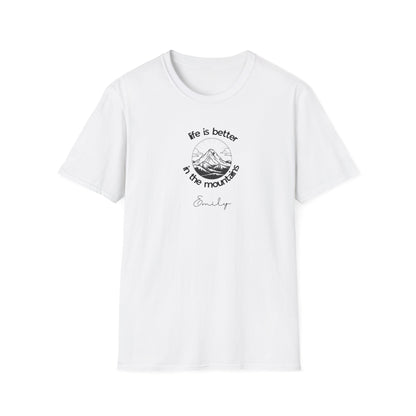Mountain Adventure T‑Shirt — "Life Is Better in the Mountains" Scenic Tee