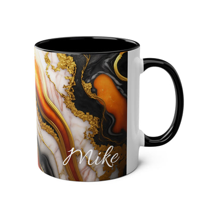 Two-Tone Coffee Mugs, 11oz