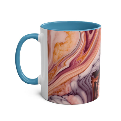 Personalised Marble ink Mugs, 11oz
