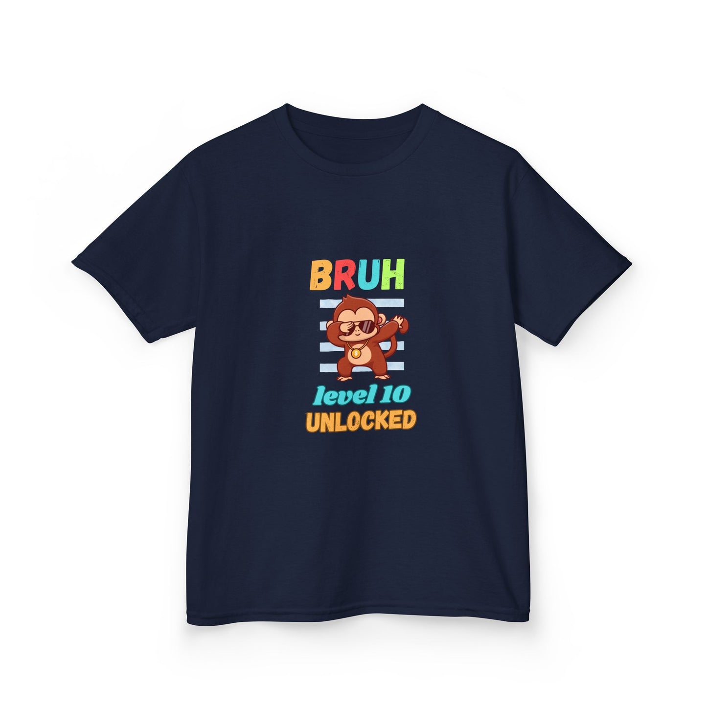 Kids Gaming Tee - BRUH Level (Age) Unlocked