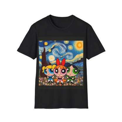 Starry Night Powerpuff Girls T-Shirt