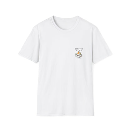 T-Shirt — "Chuffed to Bits" Wren Pocket Tee (Personalise with Name)