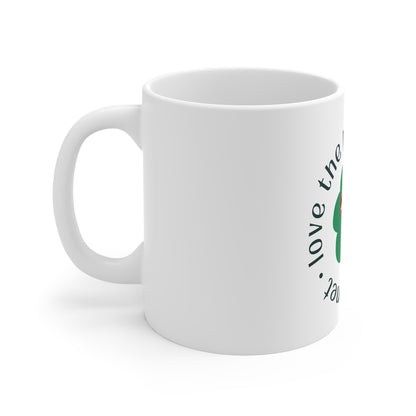 Love the Planet Llama Mug