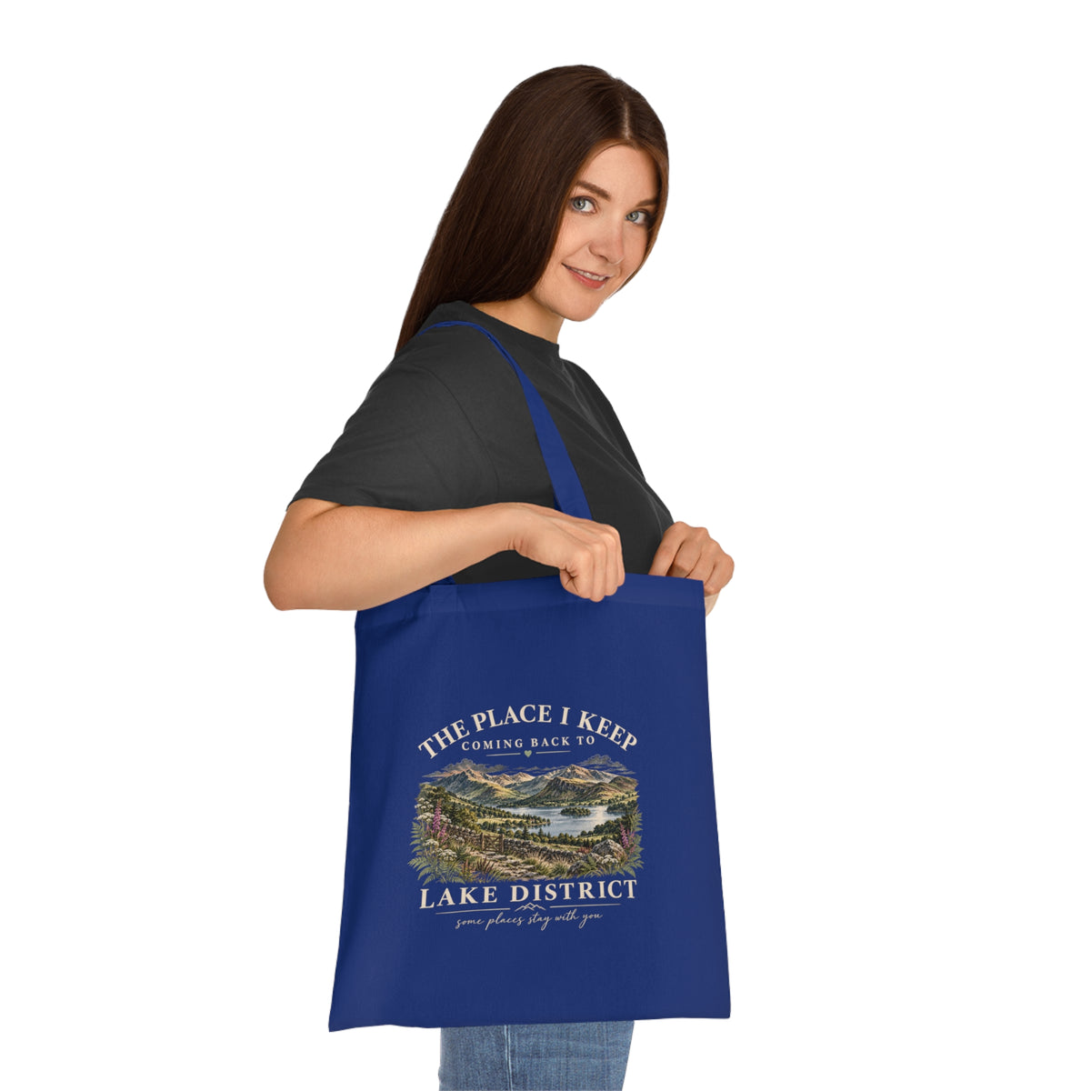 The Place I Keep Coming Back To Lake District Scenic Cotton Tote - #AlleyCrafters