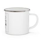 Enamel Camping Mug — Powered by Tea & Pretty Views