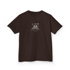 Personalised Hiking Boots Kids T-Shirt | Children's Graphic Tee with Name