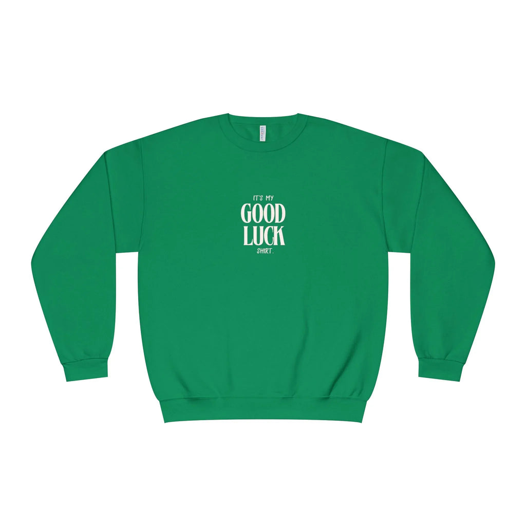 It’s My Good Luck Shirt Sweatshirt | Funny Good Luck Jumper | Positive Quote Gift UK - Alley Crafters