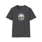 Our Happy Place Scenic T‑Shirt — Personalized Town Landscape Tee