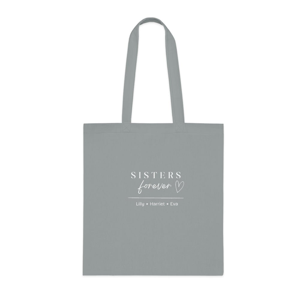 Personalised Sisters Forever Tote Bag | Sister Gift Cotton Tote