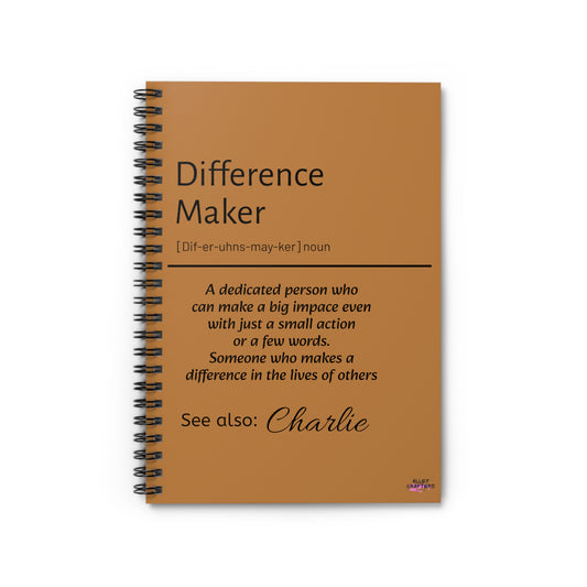 Difference Maker, Lined Note Pad