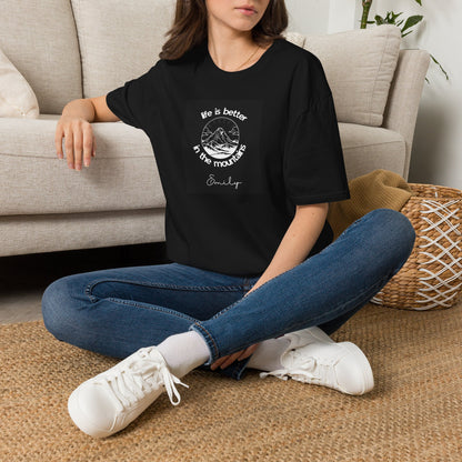Mountain Adventure T‑Shirt — "Life Is Better in the Mountains" Scenic Tee