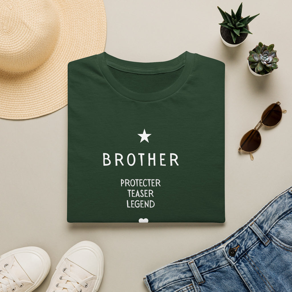 Personalised Brother T-Shirt | Protector Teaser Legend | Custom Name Gift