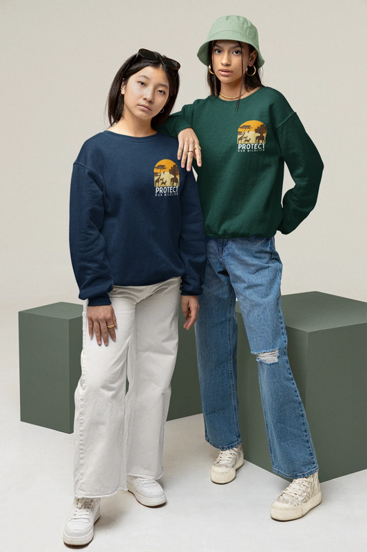 Protect Our Wildlife Sweatshirt - Alley Crafters