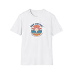Save Our Seas T-Shirt | Retro Sunset Ocean Conservation Tee UK - AlleyCrafters