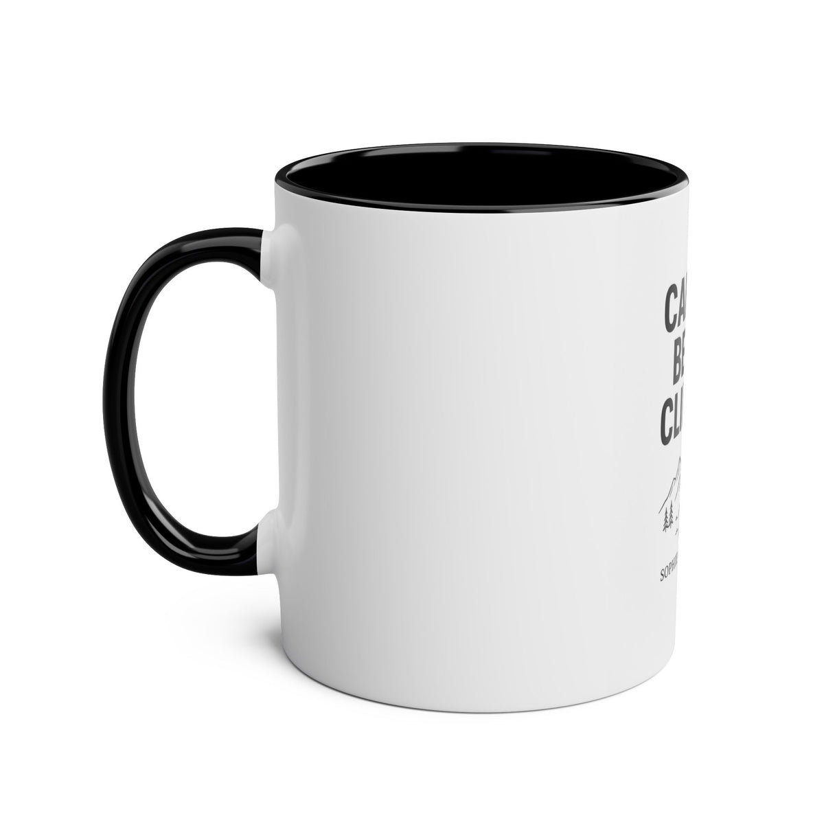 Personalised Climbing Mug – Caffeine Before Climbing