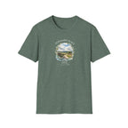 Our Happy Place Scenic T‑Shirt — Personalized Town Landscape Tee