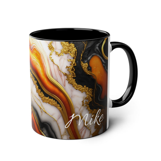 Two-Tone Coffee Mugs, 11oz