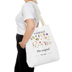 Personalised Floral Tote Bag — Custom Name & Year Garden Tote Gift