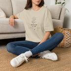 Personalized Floral Name T-Shirt — “Amirah est. 1994” Minimal Botanical Tee