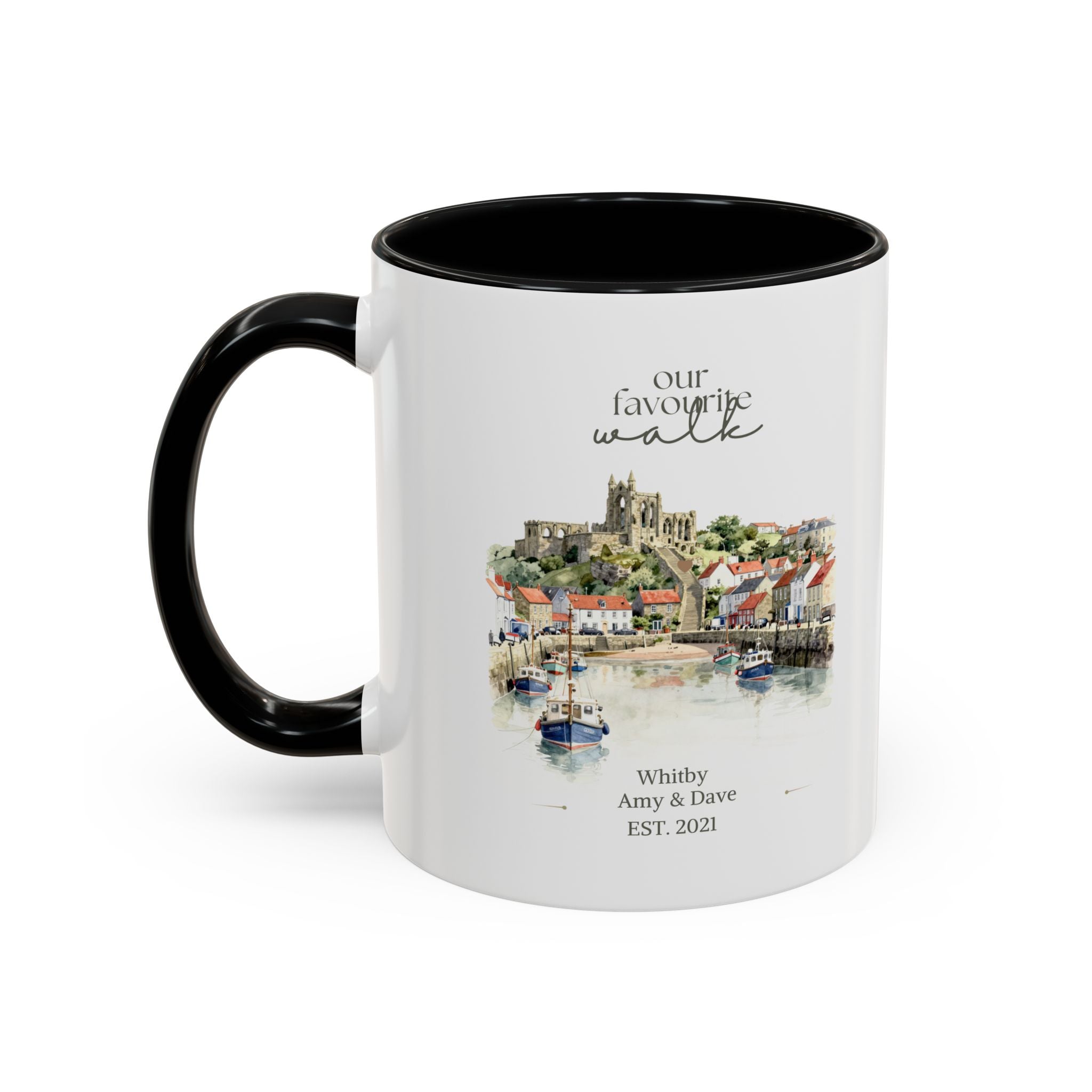Personalised Our Favourite Walk Mug | Watercolour Keepsake Gift