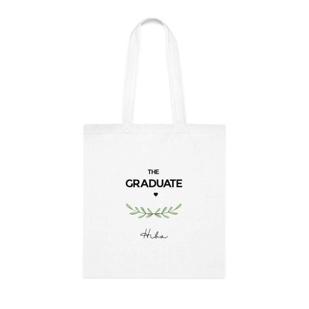 The Graduate Cotton Tote — Minimalist Graduation Gift Bag