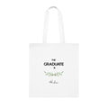The Graduate Cotton Tote — Minimalist Graduation Gift Bag