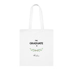 The Graduate Cotton Tote — Minimalist Graduation Gift Bag