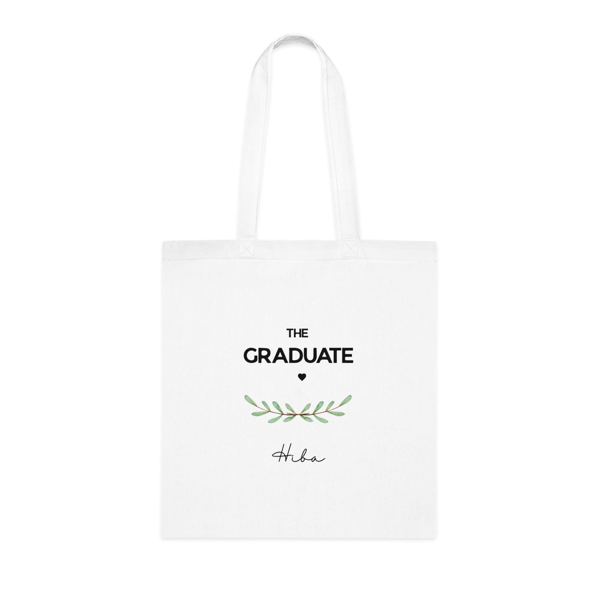 The Graduate Cotton Tote — Minimalist Graduation Gift Bag