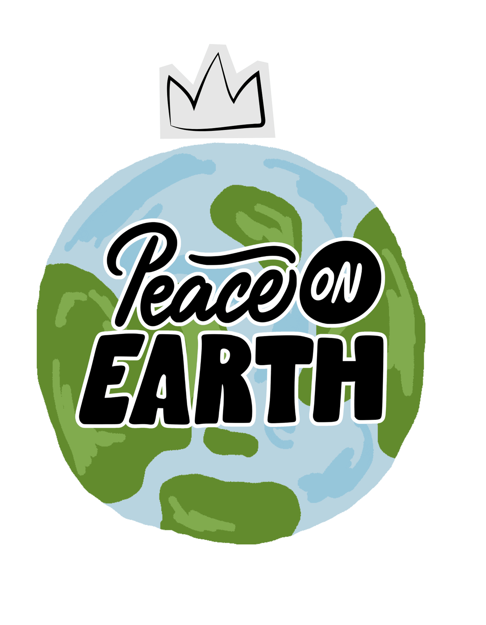 Peace on Earth Hoodie | Nature & Peace Graphic - AlleyCrafters