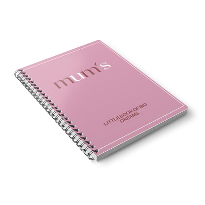 Mum's A5 Notebook | Personalise with Any Text | Custom Pink Journal