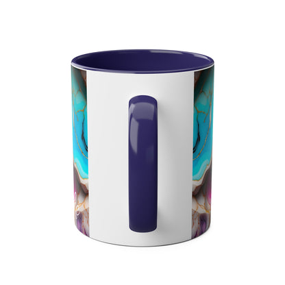Personalised Marble ink Coloured Mug!