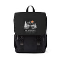 Adventure Mountain Canvas Backpack — Outdoor Hiking & Travel Shoulder Bag