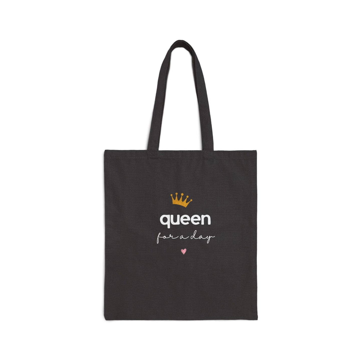 Queen Everyday Canvas Tote Bag — Crown Design | Gift for Her UK