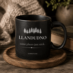 Personalised 'My Happy Place' Mug — Custom Location, Name & Year - AlleyCrafters