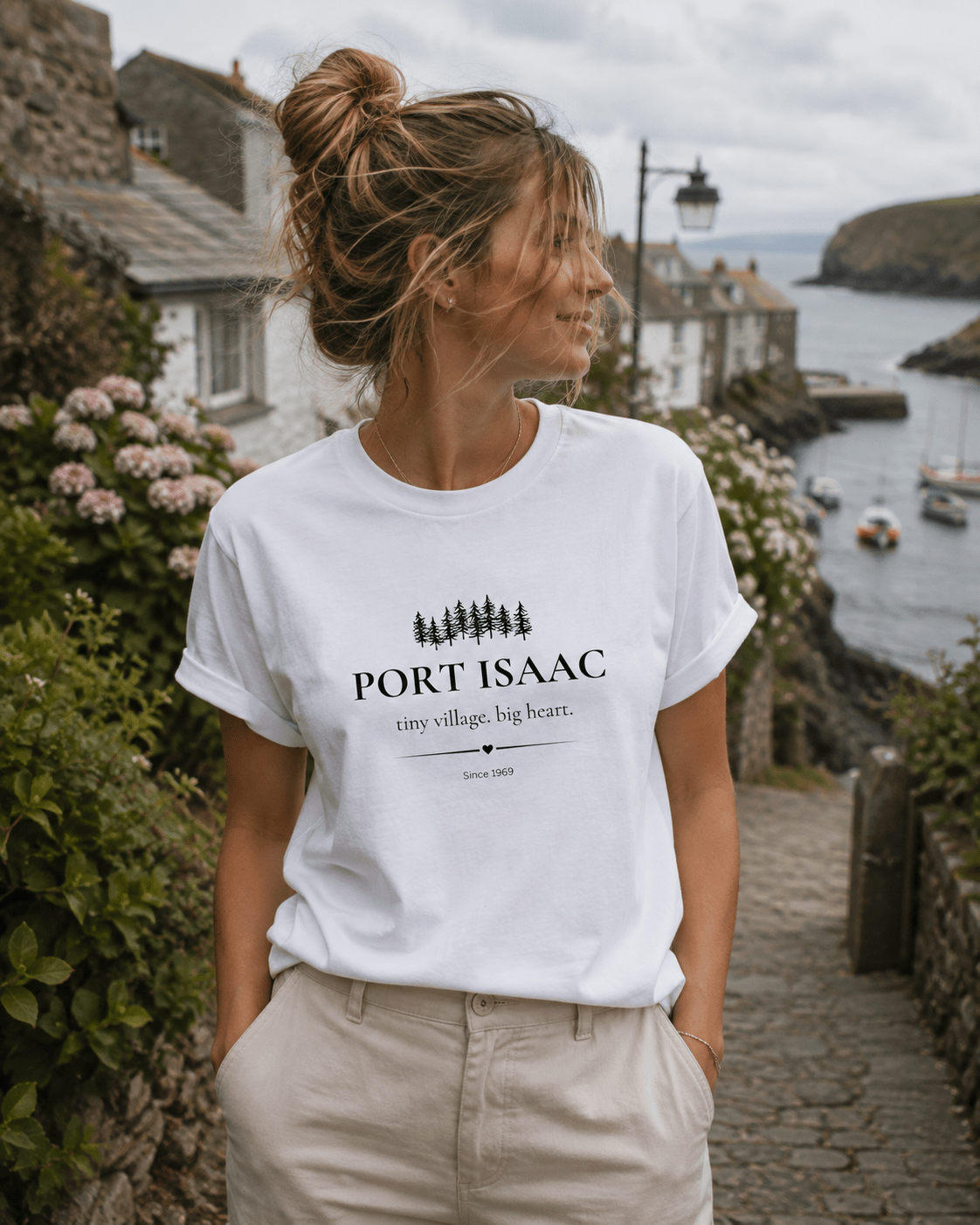 Personalised 'My Happy Place' T-Shirt — Custom Location, Name & Year - AlleyCrafters